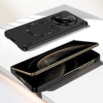 GKK For Huawei Mate X5 Magnetic Case Dual-Axis Hinge PU Leather + PC Phone Cover