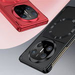 GKK For Huawei Mate X5 Magnetic Case Dual-Axis Hinge PU Leather + PC Phone Cover