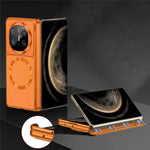 GKK For Huawei Mate X5 Magnetic Case Dual-Axis Hinge PU Leather + PC Phone Cover