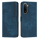 For Xiaomi Poco C85x 5G / Redmi A7 Pro 4G (171.56mm) Stand Case Imprinted Lines Leather Phone Cover