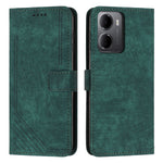 For Xiaomi Redmi 15a 5G Stand Case Imprinted Lines Leather Phone Cover
