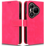 For Huawei Pura 90 Pro Max Leather Case Skin Feel Anti Drop Wallet Stand Flip Phone Cover