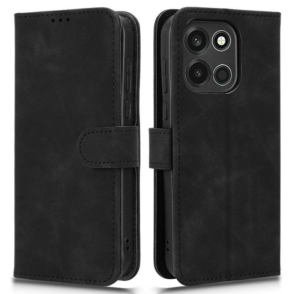 Läderfodral till OnePlus Turbo 6 5G / Nord 6 5G, Skin Feel, Droppskyddande plånboksfodral, Flip-fodral