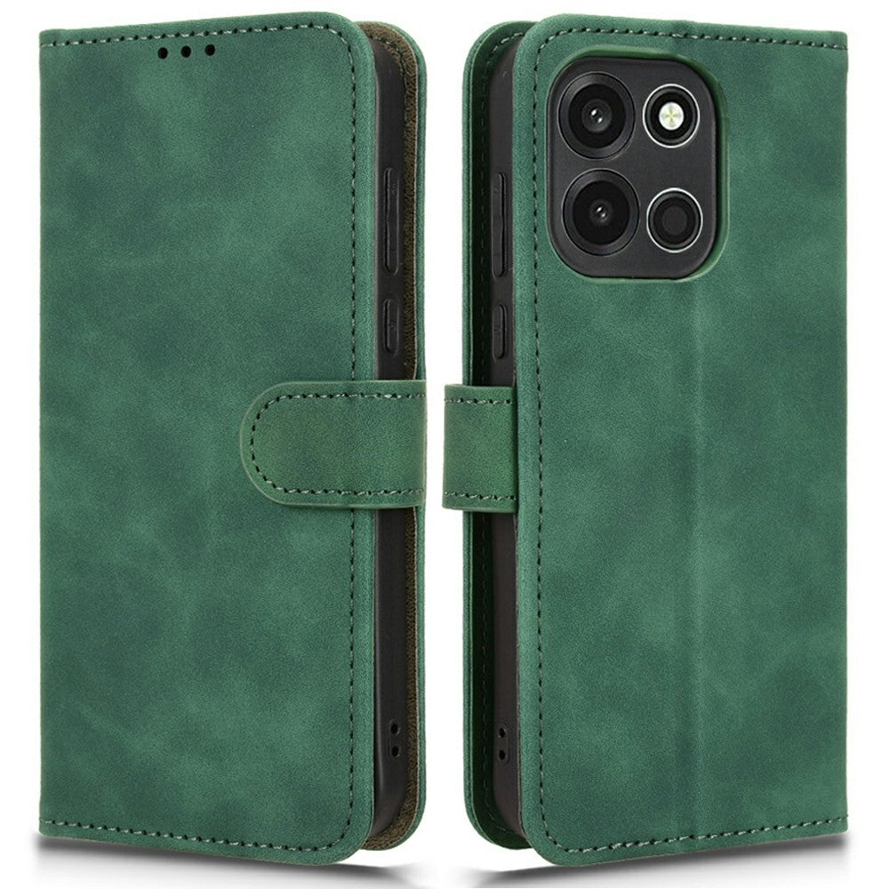 Läderfodral till OnePlus Turbo 6 5G / Nord 6 5G, Skin Feel, Droppskyddande plånboksfodral, Flip-fodral