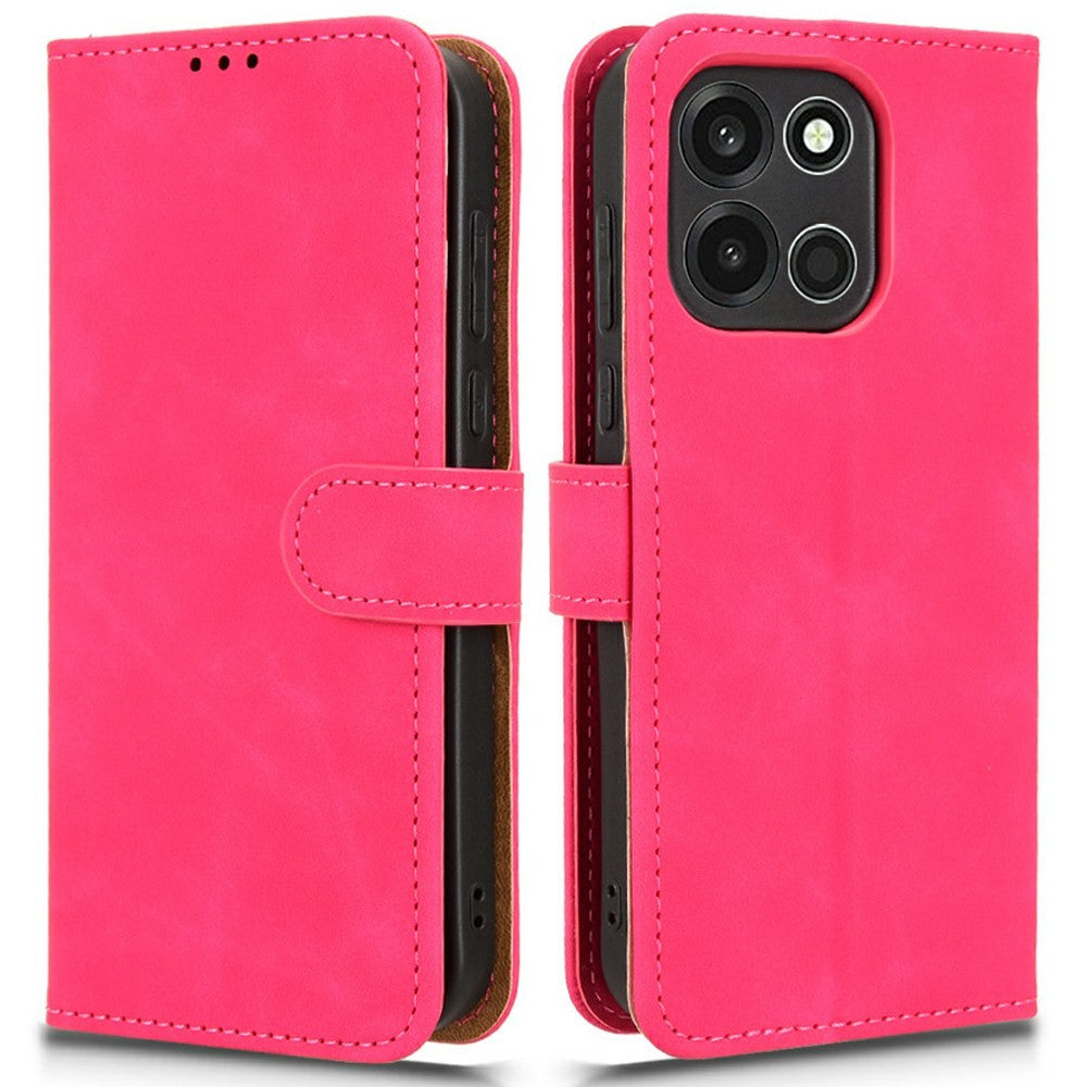 Läderfodral till OnePlus Turbo 6 5G / Nord 6 5G, Skin Feel, Droppskyddande plånboksfodral, Flip-fodral