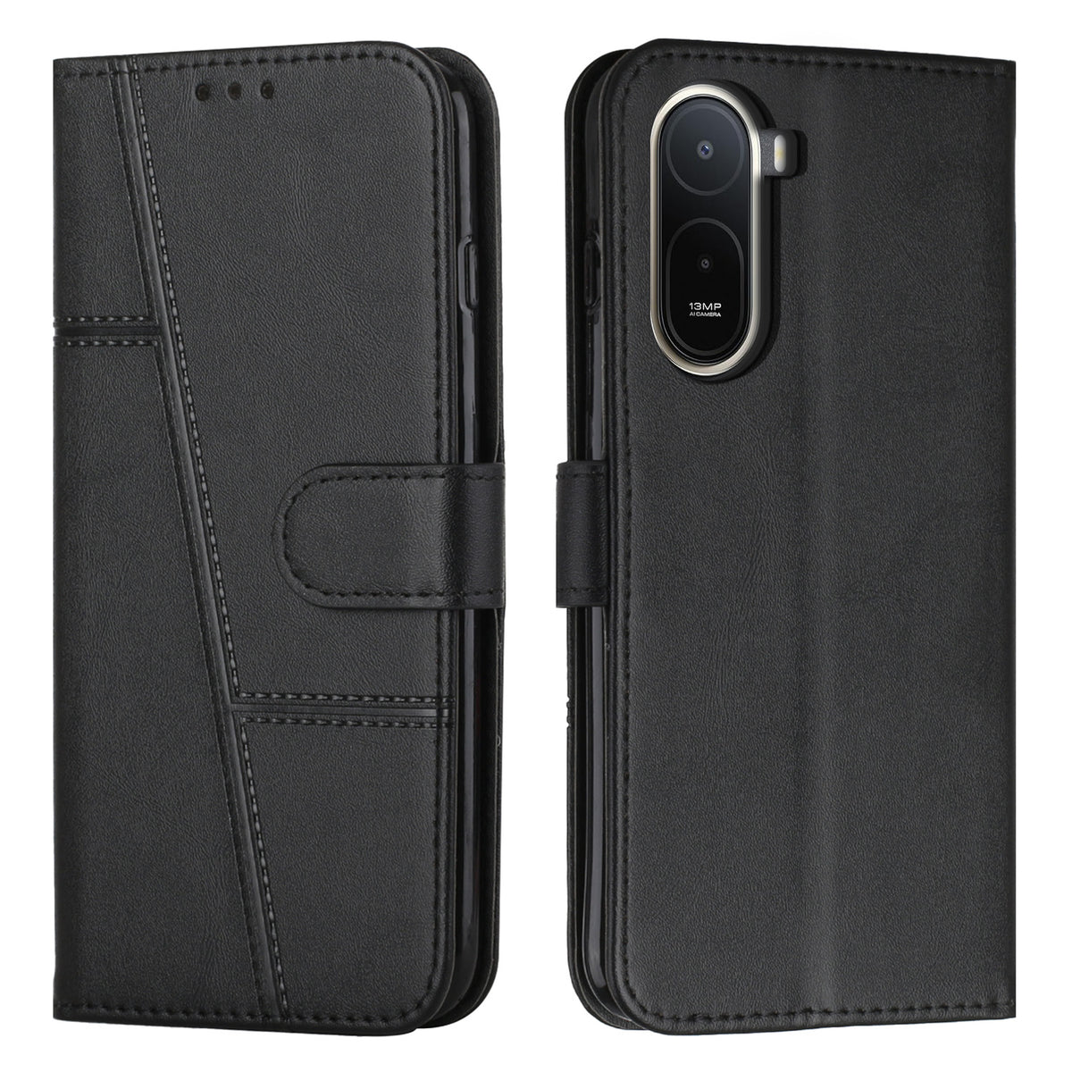For Xiaomi Poco C85x 5G / Redmi A7 Pro 4G (171.56mm) Leather Phone Case  Foldable Stand Wallet Flip Cover with Strap