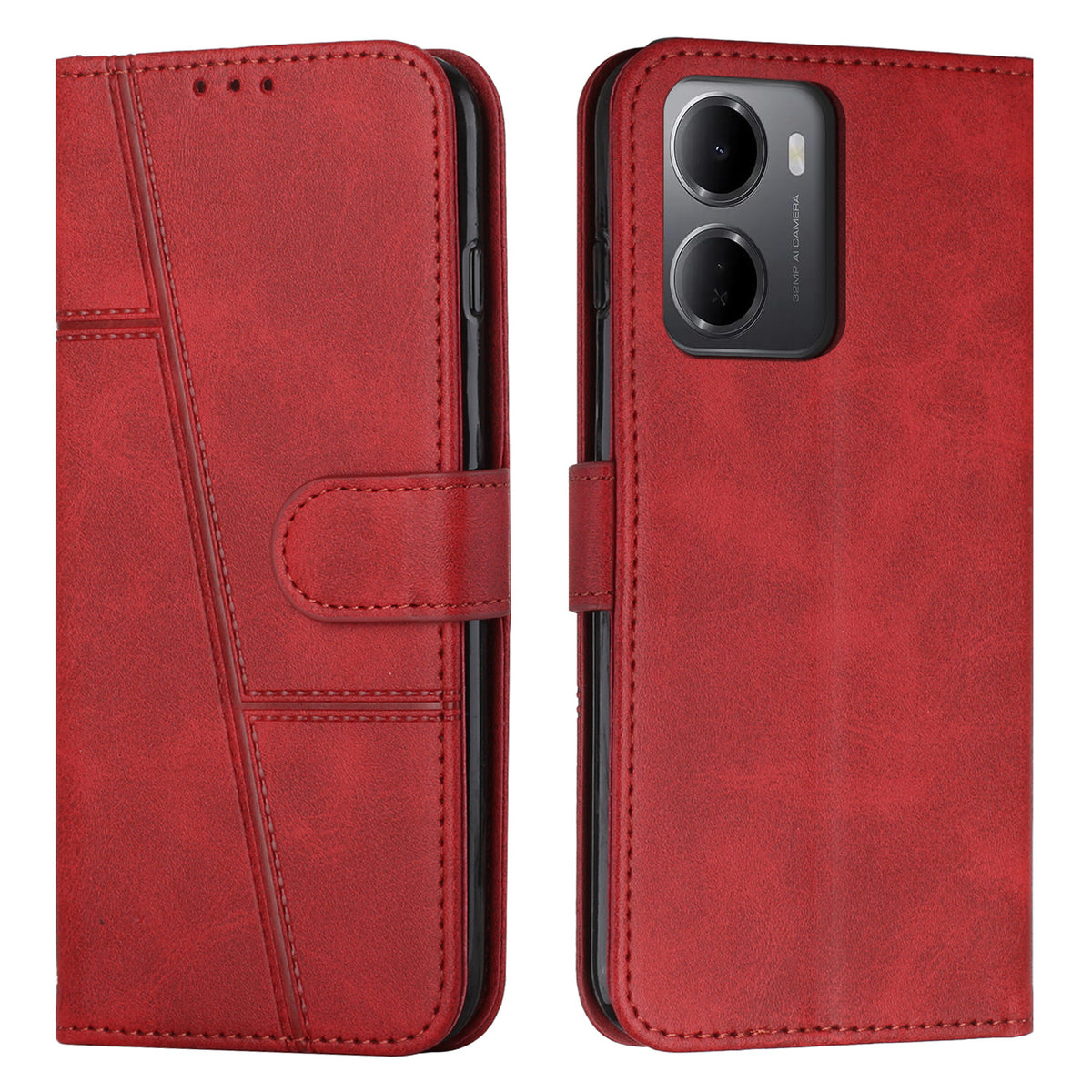For Xiaomi Redmi 15a 5G Leather Phone Case  Foldable Stand Wallet Flip Cover with Strap