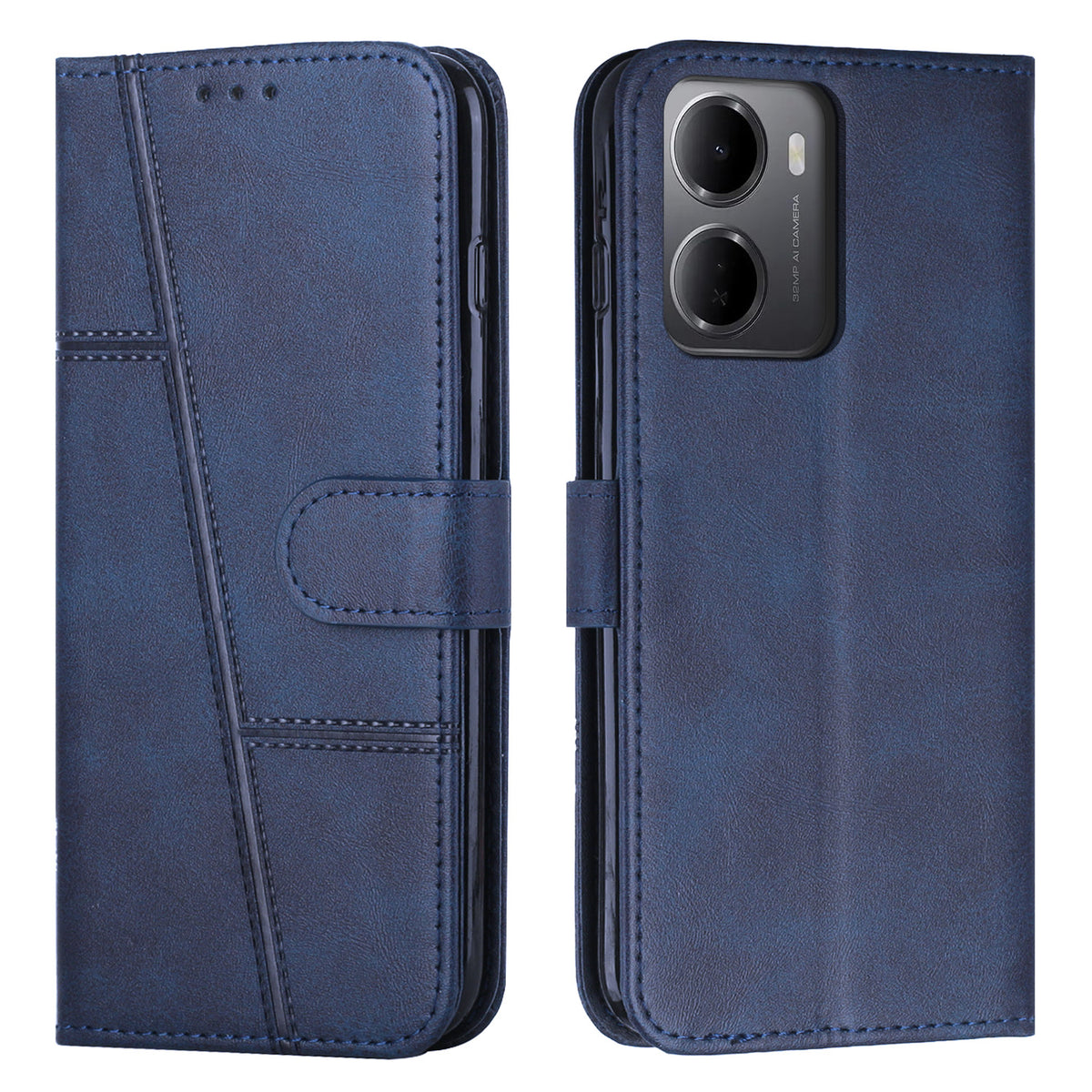 For Xiaomi Redmi 15a 5G Leather Phone Case  Foldable Stand Wallet Flip Cover with Strap