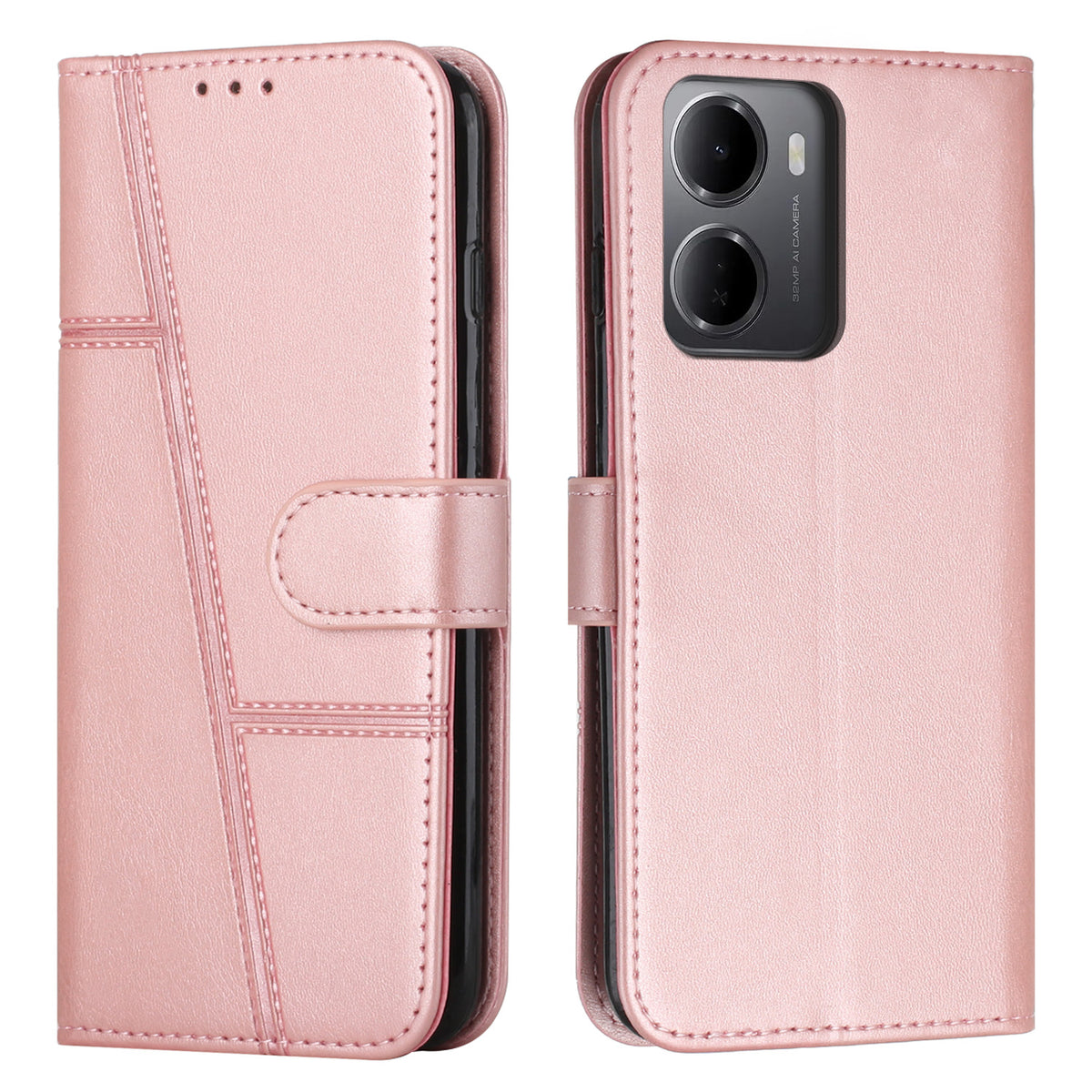 For Xiaomi Redmi 15a 5G Leather Phone Case  Foldable Stand Wallet Flip Cover with Strap