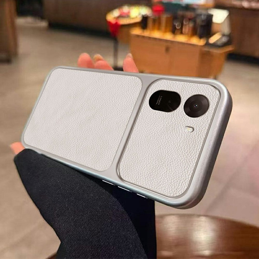 PU Leather Texture Case For Xiaomi Poco C85x 5G / Redmi A7 Pro 4G (171.56mm) / Redmi A7 Pro 5G Shockproof TPU Protective Phone Cover