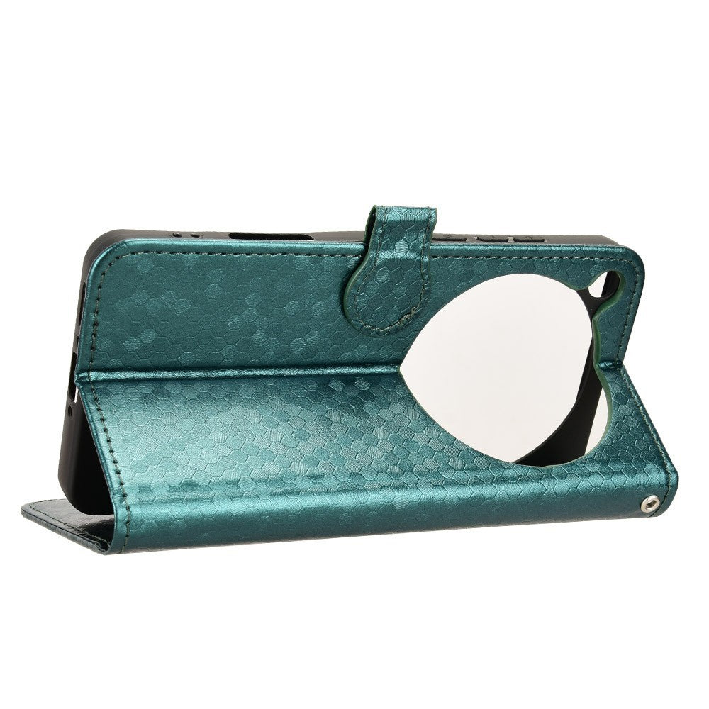 For Oppo Find X9 Ultra 5G Wallet Case Dot Pattern Imprint PU Leather Phone Cover with Wrist Strap