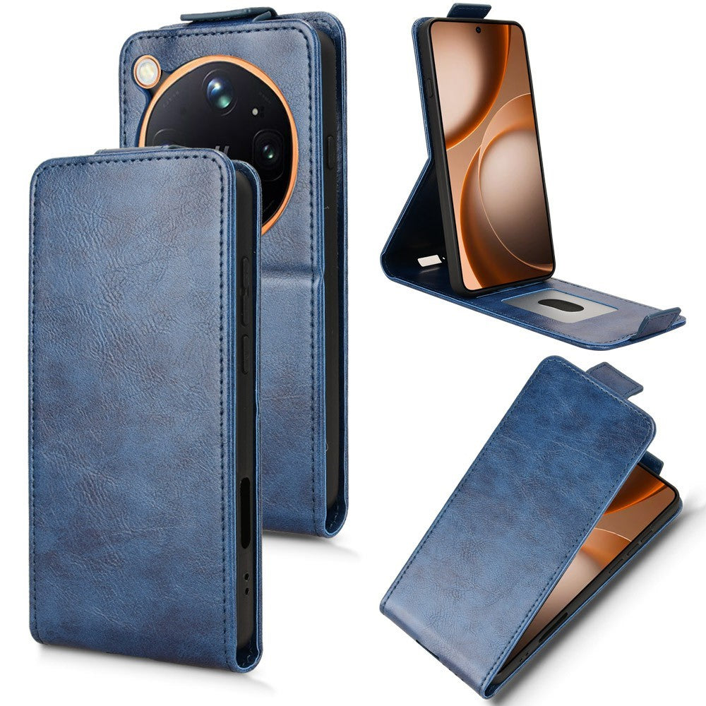 For Oppo Find X9 Ultra 5G Stand Case Magnetic Clasp Vertical Flip Leather Phone Cover with Card Holder