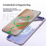 For Huawei Pura 70 Magnetic Case Skin-friendly Liquid Silicone + PC Phone Cover