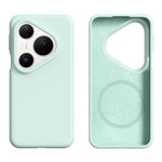 For Huawei Pura 70 Magnetic Case Skin-friendly Liquid Silicone + PC Phone Cover
