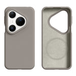 For Huawei Pura 70 Magnetic Case Skin-friendly Liquid Silicone + PC Phone Cover