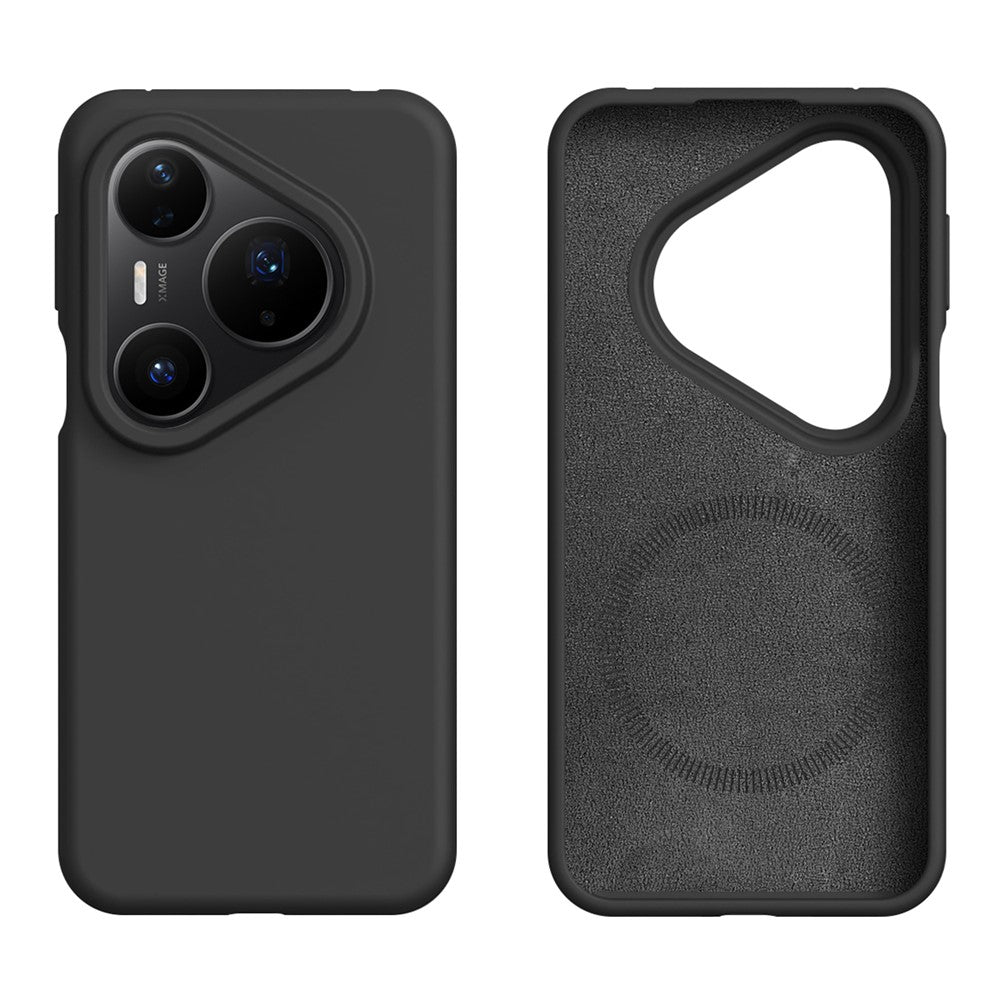 Magnetic Case For Huawei Pura 70 Pro  /  70 Pro+ Skin-friendly Liquid Silicone + PC Phone Cover