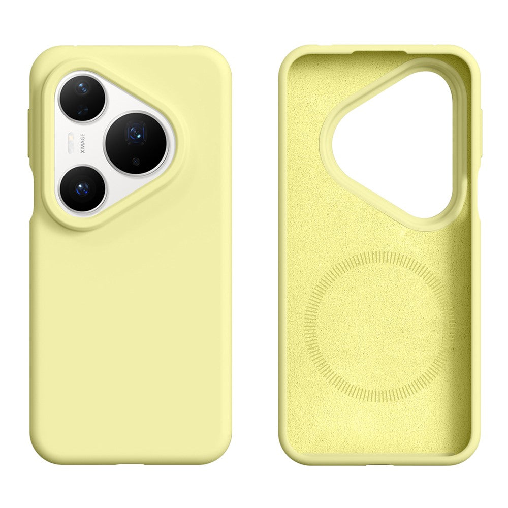 Magnetic Case For Huawei Pura 70 Pro  /  70 Pro+ Skin-friendly Liquid Silicone + PC Phone Cover