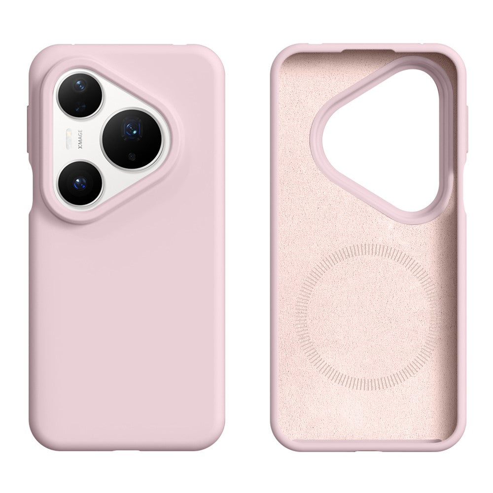 Magnetic Case For Huawei Pura 70 Pro  /  70 Pro+ Skin-friendly Liquid Silicone + PC Phone Cover