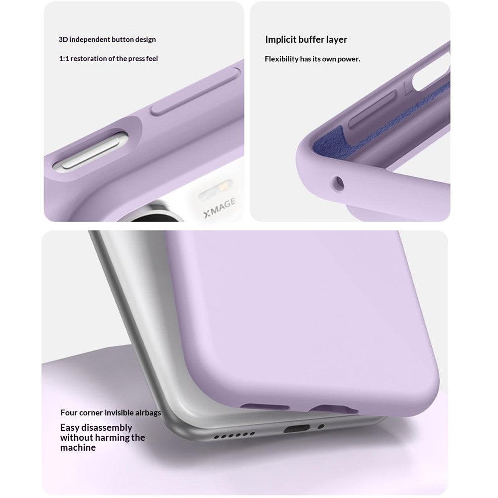 For Huawei Pura 80 Magnetic Case Skin-friendly Liquid Silicone + PC Phone Cover