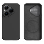 For Huawei Pura 80 Magnetic Case Skin-friendly Liquid Silicone + PC Phone Cover