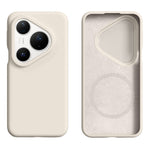 Magnetic Case For Huawei Pura 80 Pro  /  80 Pro+ Skin-friendly Liquid Silicone + PC Phone Cover