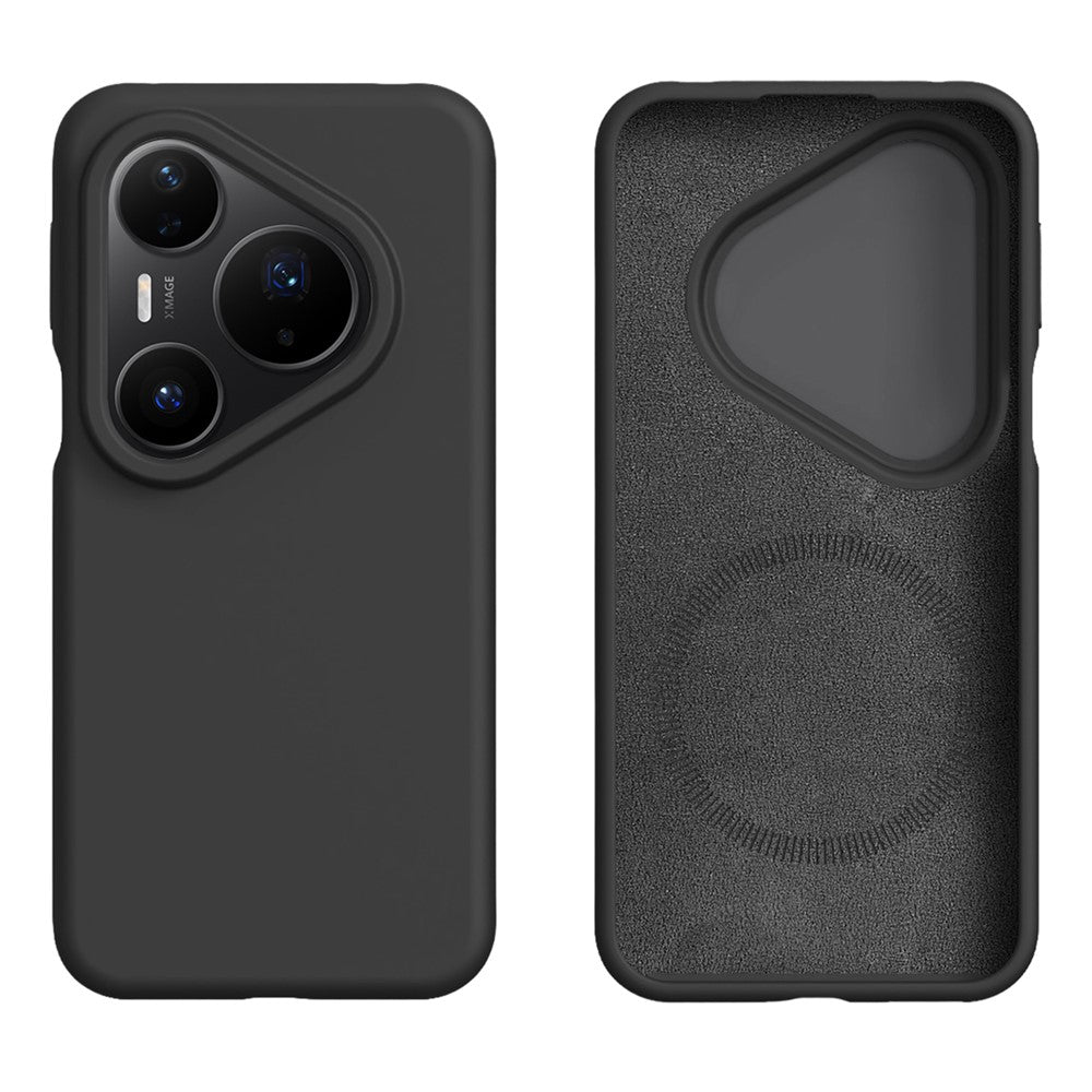 Magnetic Case For Huawei Pura 80 Pro  /  80 Pro+ Skin-friendly Liquid Silicone + PC Phone Cover