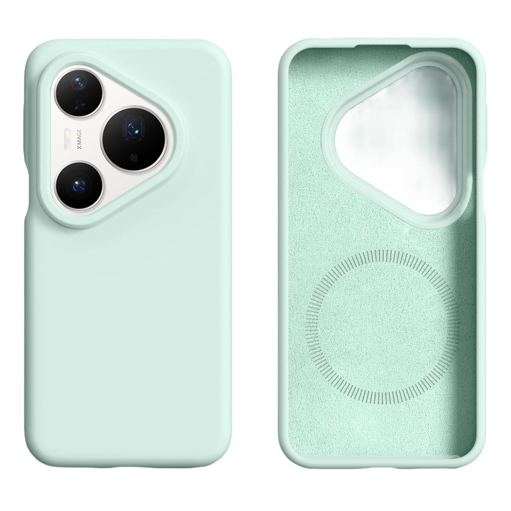 Magnetic Case For Huawei Pura 80 Pro  /  80 Pro+ Skin-friendly Liquid Silicone + PC Phone Cover