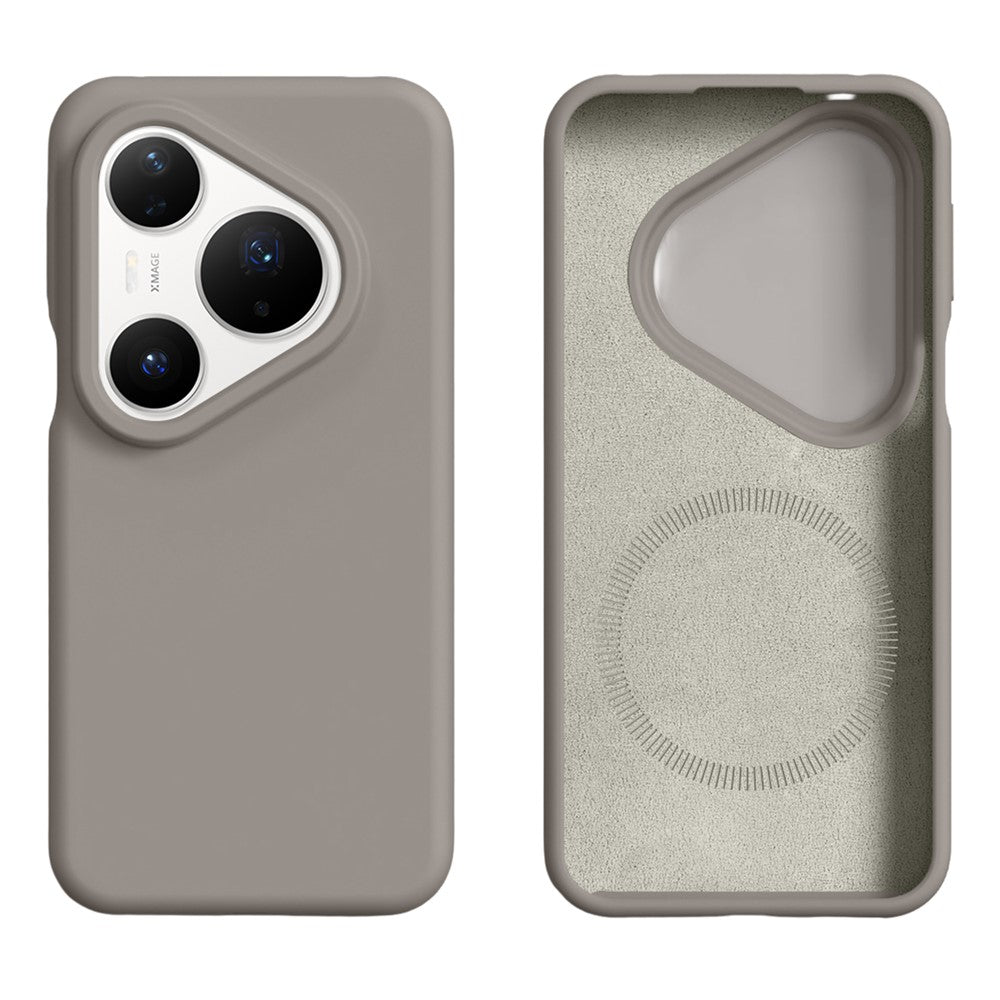 Magnetic Case For Huawei Pura 80 Pro  /  80 Pro+ Skin-friendly Liquid Silicone + PC Phone Cover
