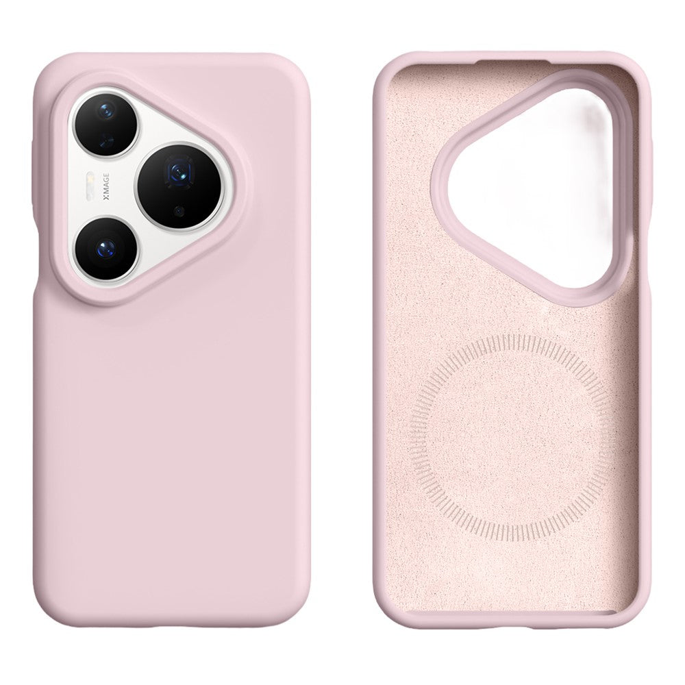 Magnetic Case For Huawei Pura 80 Pro  /  80 Pro+ Skin-friendly Liquid Silicone + PC Phone Cover