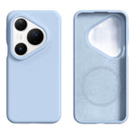 Magnetic Case For Huawei Pura 80 Pro  /  80 Pro+ Skin-friendly Liquid Silicone + PC Phone Cover