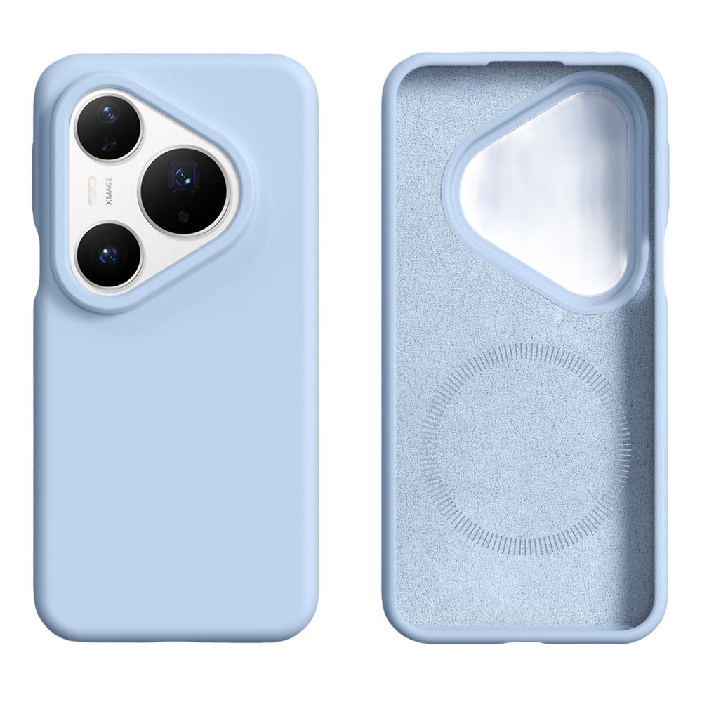 Magnetic Case For Huawei Pura 80 Pro  /  80 Pro+ Skin-friendly Liquid Silicone + PC Phone Cover