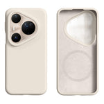 For Huawei Pura 80 Ultra Magnetic Case Skin-friendly Liquid Silicone + PC Phone Cover