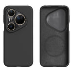 For Huawei Pura 80 Ultra Magnetic Case Skin-friendly Liquid Silicone + PC Phone Cover