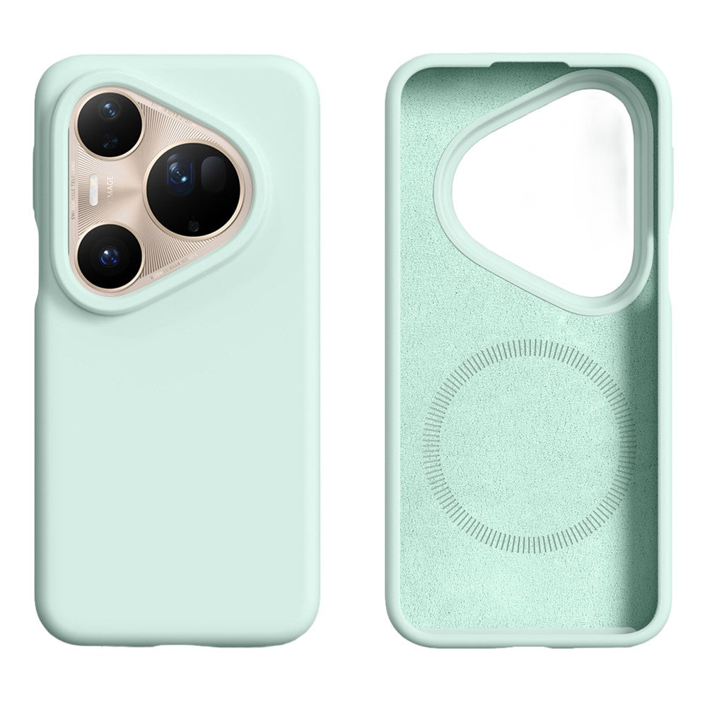For Huawei Pura 80 Ultra Magnetic Case Skin-friendly Liquid Silicone + PC Phone Cover
