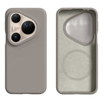 For Huawei Pura 80 Ultra Magnetic Case Skin-friendly Liquid Silicone + PC Phone Cover