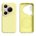 For Huawei Pura 80 Ultra Magnetic Case Skin-friendly Liquid Silicone + PC Phone Cover