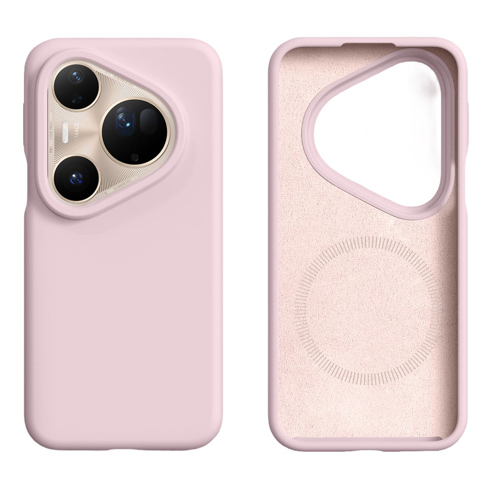 For Huawei Pura 80 Ultra Magnetic Case Skin-friendly Liquid Silicone + PC Phone Cover