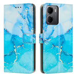 For Xiaomi Redmi 15a 5G Stand Case Marble Pattern PU Leather Wallet Phone Cover