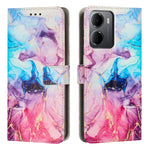 For Xiaomi Redmi 15a 5G Stand Case Marble Pattern PU Leather Wallet Phone Cover