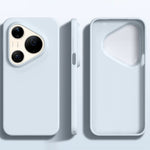 For Huawei Pura 90 Pro Max Case Ultra Thin Liquid Silicone + PC Phone Cover with Camera Touch Control Button