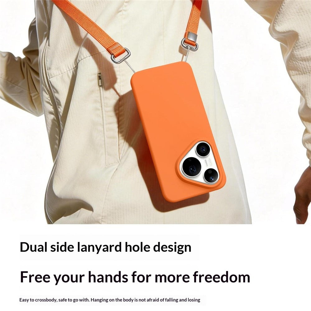 For Huawei Pura 90 Pro Max Case Ultra Thin Liquid Silicone + PC Phone Cover with Camera Touch Control Button