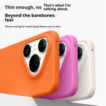 For Huawei Pura 90 Pro Max Case Ultra Thin Liquid Silicone + PC Phone Cover with Camera Touch Control Button
