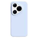 For Huawei Pura 90 Pro Max Case Ultra Thin Liquid Silicone + PC Phone Cover with Camera Touch Control Button