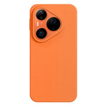 For Huawei Pura 90 Pro Max Case Ultra Thin Liquid Silicone + PC Phone Cover with Camera Touch Control Button