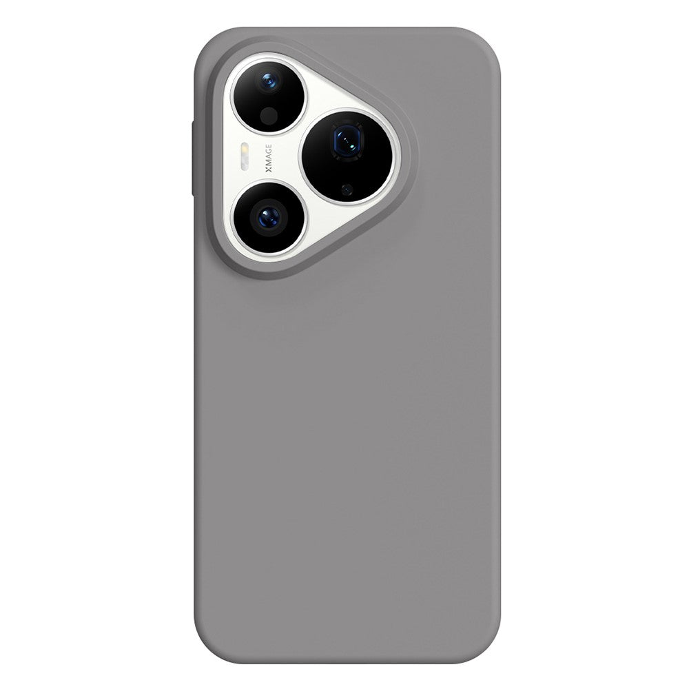 For Huawei Pura 90 Pro Max Case Ultra Thin Liquid Silicone + PC Phone Cover with Camera Touch Control Button