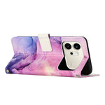 For Honor 600 5G / Honor 600 Pro 5G Stand Case Marble Pattern PU Leather Wallet Phone Cover