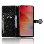 Wallet Case For Xiaomi Redmi R70 5G  /  15a 5G Dot Pattern Imprint PU Leather Phone Cover with Wrist Strap