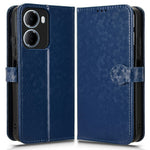 Wallet Case For Xiaomi Redmi R70 5G  /  15a 5G Dot Pattern Imprint PU Leather Phone Cover with Wrist Strap
