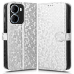 Wallet Case For Xiaomi Redmi R70 5G  /  15a 5G Dot Pattern Imprint PU Leather Phone Cover with Wrist Strap