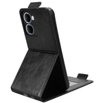 Stativfodral för Xiaomi Redmi R70 5G / Redmi 15a 5G Magnetiskt spänne Vertikalt fällbart lädermobilfodral med korthållare
